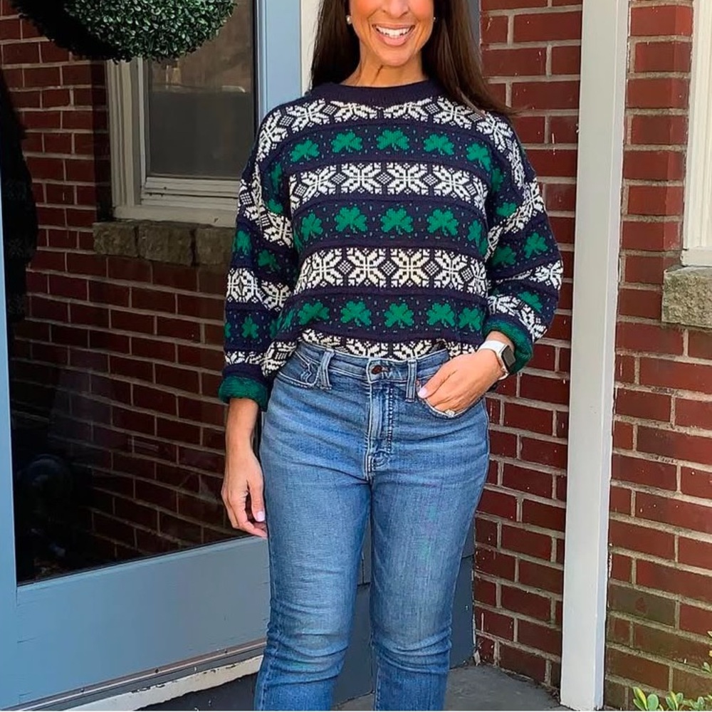 ☘️Vintage Shamrock Sweater☘️